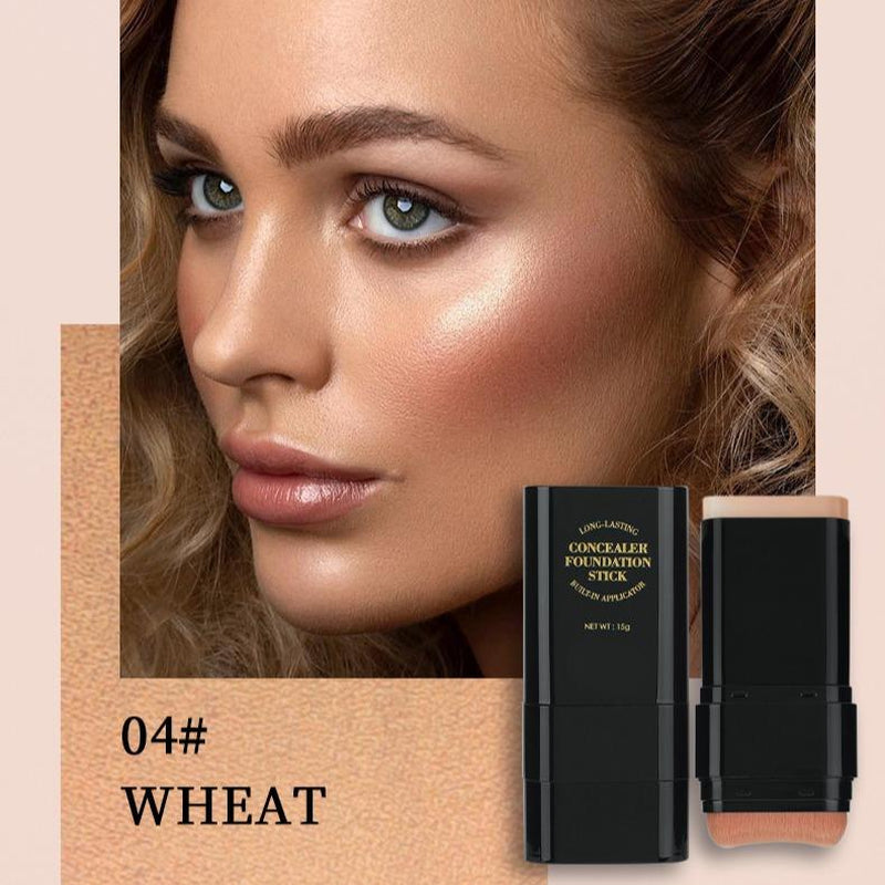 Waterproof Radiant &,Hydrating Flawless Coveragemakeup Tool for Women & Girls,Cosmetic, Moisturizing Solid , Longwearing Water Proof Makeup, Moisturelite Serum Boosted Permanent Foundation Dual-Ended Matte Brownlong-Wear