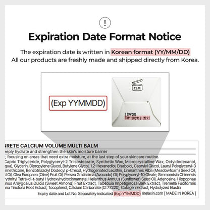 [Dr.Melaxin Official] Cemenrete Calcium Multi Balm Eye Care Routine Korean Skin Care Anti-Aging Cosmetics Eye Care Eye Stick 9G