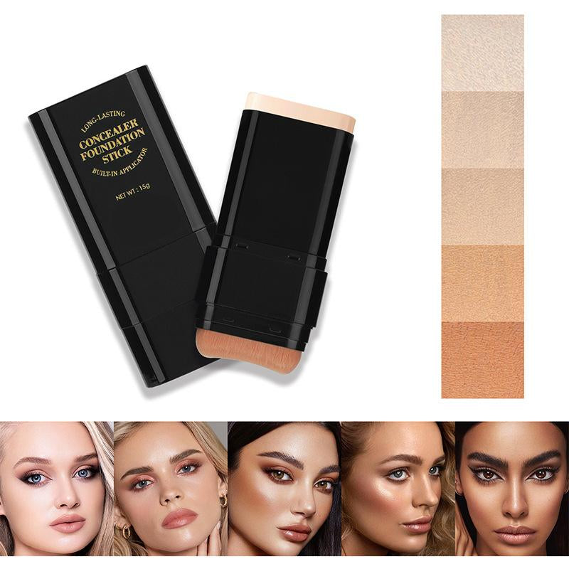 Waterproof Radiant &,Hydrating Flawless Coveragemakeup Tool for Women & Girls,Cosmetic, Moisturizing Solid , Longwearing Water Proof Makeup, Moisturelite Serum Boosted Permanent Foundation Dual-Ended Matte Brownlong-Wear