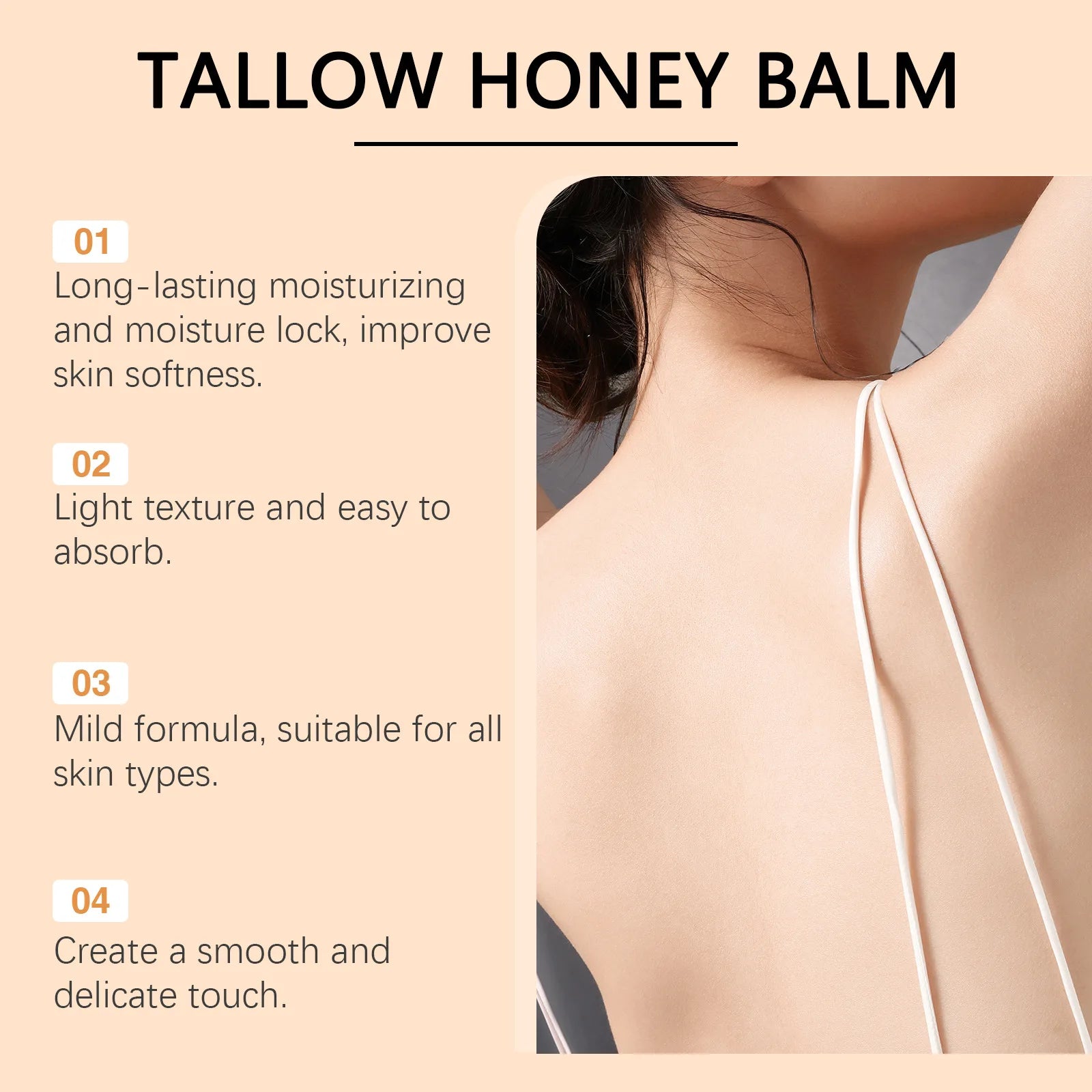 Beef Tallow Cream Remove Dark Spots Melanin Brightening Firming Tightening Repair anti Sagging Dryness Moisturizing Body Lotion